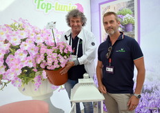 Giorgio Gazzola, eigenaar Padana, en Claudio Vazzola, product manager, met de Top Tunia Candy.